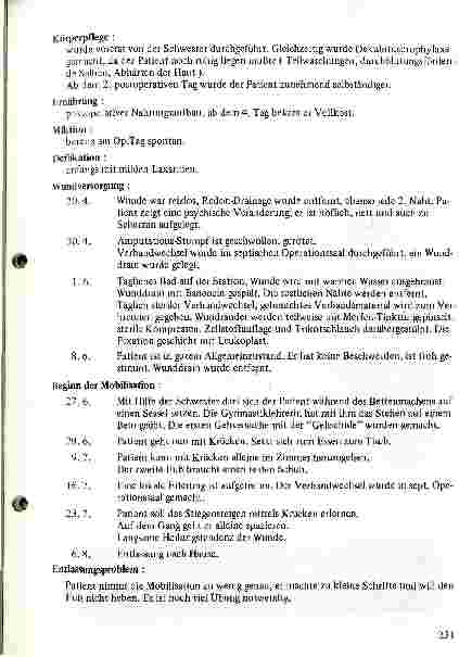 Vorschauseite 2: Pflege eines Patienten nach Oberschenkelamputation