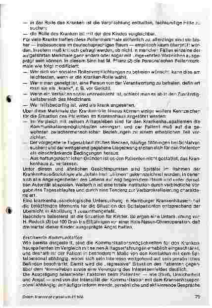 Vorschauseite 2: Das Spital aus dem Blickwinkel des Patienten