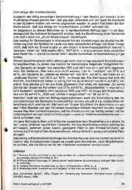 Vorschauseite 4: Das Spital aus dem Blickwinkel des Patienten