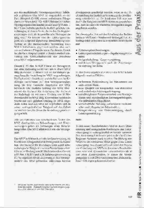 Vorschauseite 5: Refinanzierung der Investitionsaufwendungen bei geförderten PflegeheimenProbleme der Berechnung des von Heimbewohnern zu zahlenden Investitionsbetrages