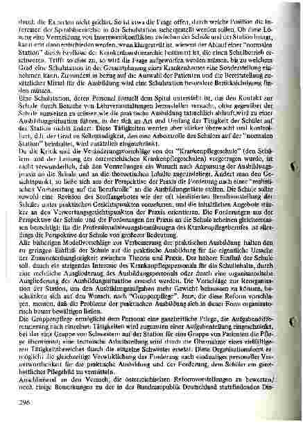 Vorschauseite 2: Probleme der praktischen Ausbildung zum Krankenpflegeberuf 2. Teil