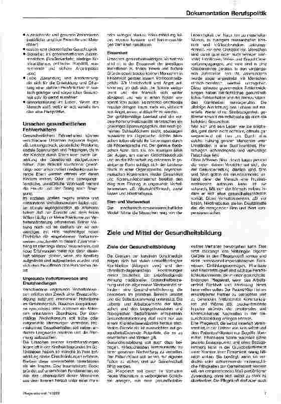 Vorschauseite 5: Gesundheitsbildung Eine pflegerische Kernaufgabe