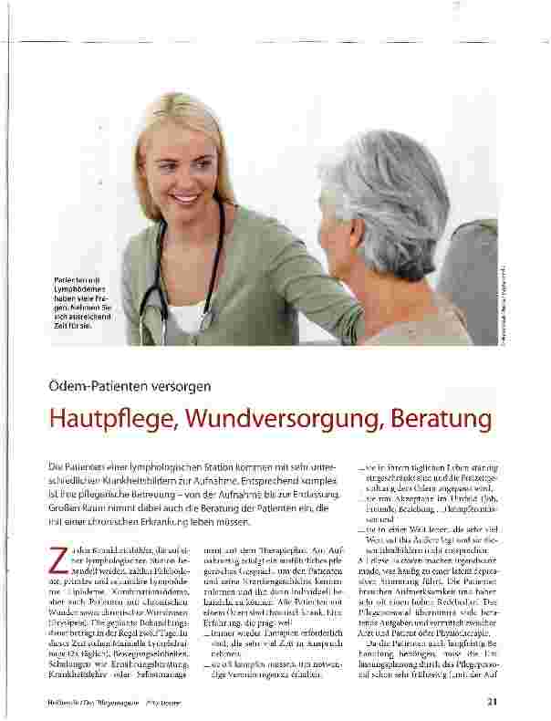 Vorschauseite 1: Hautpflege, Wundversorgung, Beratung