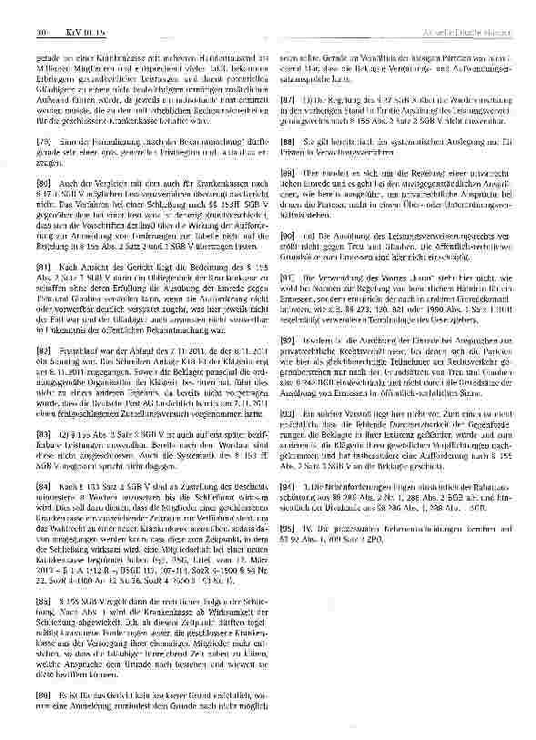Vorschauseite 5: Krankenkasse in Abwicklung § 155 Abs. 2 SGB V LG Berlin, Urteil vom 11.11.2014- 36 0 218/13 -