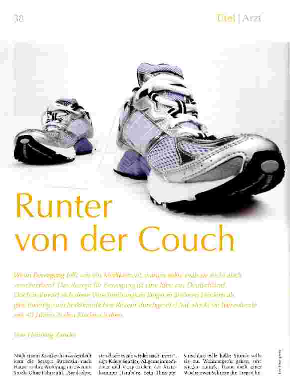 Vorschauseite 1: Runter von der Couch