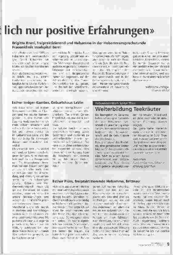 Vorschauseite 2: Ich mache eigentlich nur positive ErfahrungenTeeanwendungen: Eine Umfrage