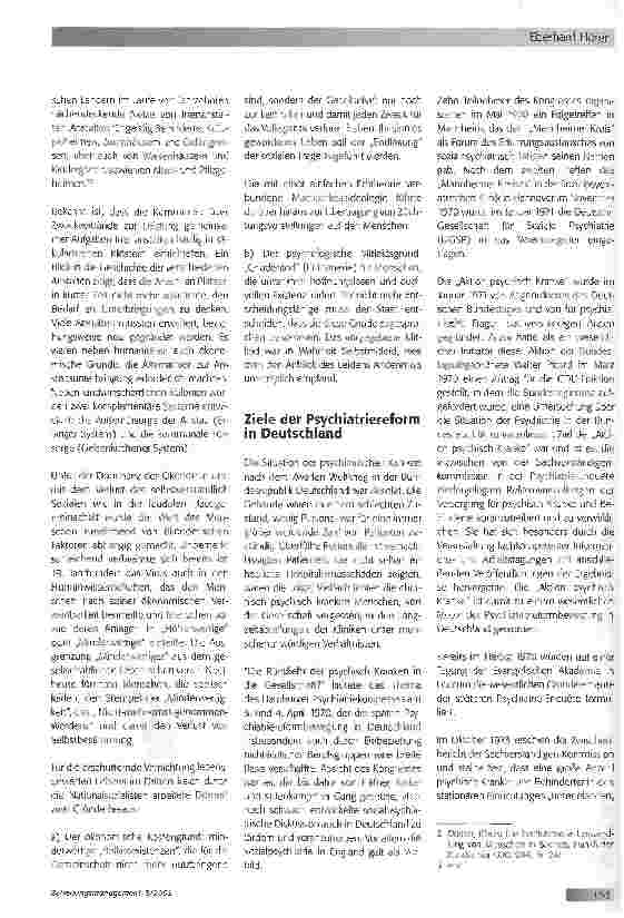 Vorschauseite 2: Sozialpsychiatrie und die Effizienzfalle