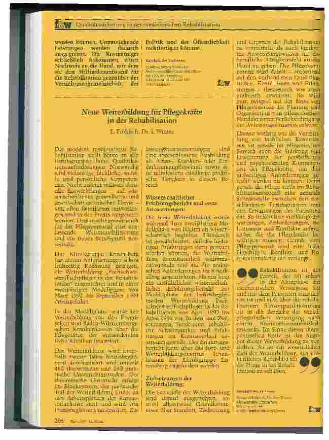 Vorschauseite 6: Qualitätssicherung in der medizinischen Rehabilitation aus der Sicht eines Rentenversicherungsträgers Mitteilungen des Bundesverbandes Deutscher Privatkrankenhausanstalten