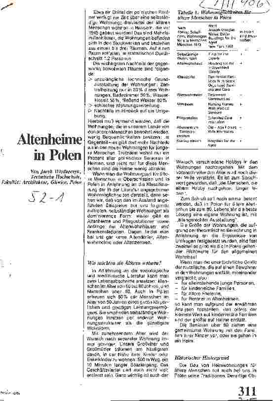 Vorschauseite 1: Altenheime in Polen