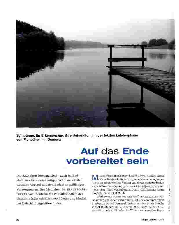 Vorschauseite 1: Auf das Ende vorbereitet sein