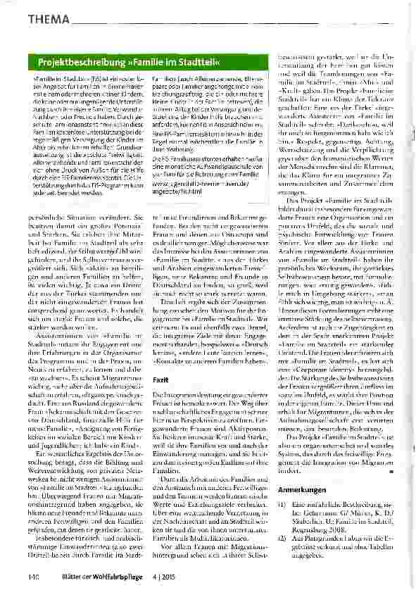 Vorschauseite 3: Integration statt Segregation