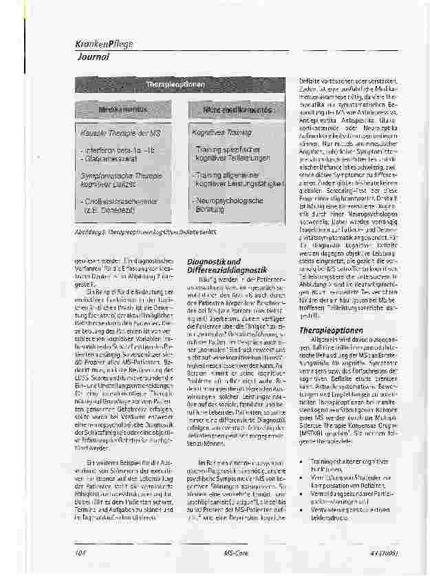 Vorschauseite 3: Kognitive Störungen bei Patienten mit Multipler Sklerose