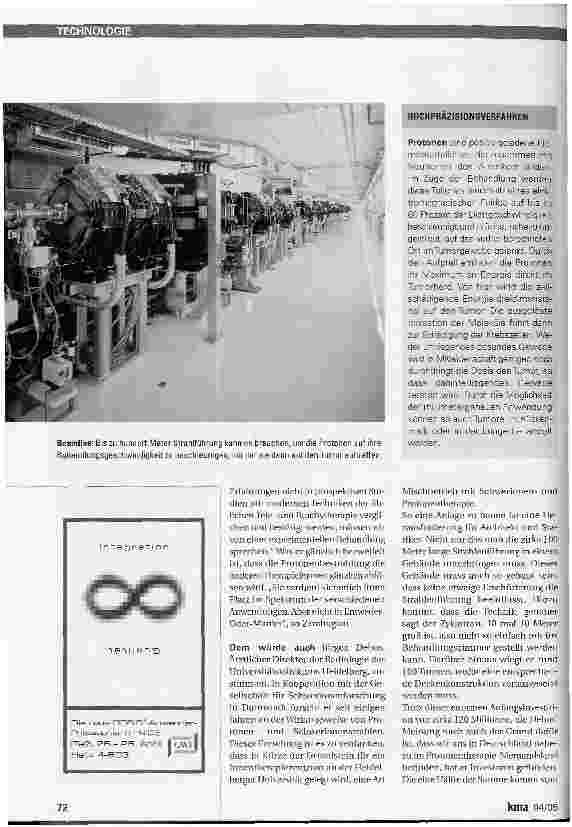 Vorschauseite 3: Protonen als präzise Tumorkiller