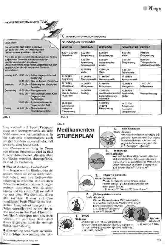 Vorschauseite 2: Training für Asthma-Kinder, Training - Information - Checking = TAK-TIC