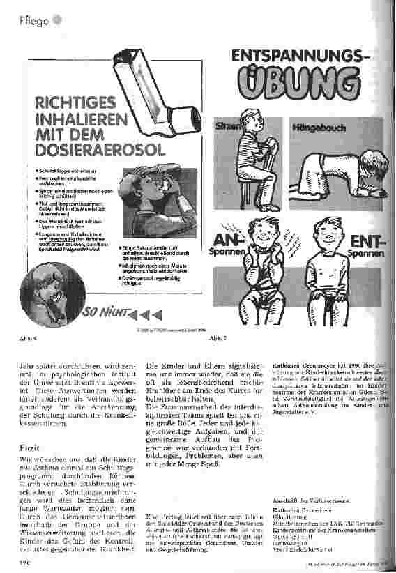 Vorschauseite 5: Training für Asthma-Kinder, Training - Information - Checking = TAK-TIC