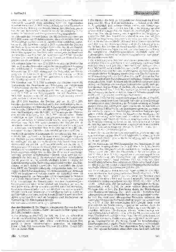 Vorschauseite 2: Ordentliche betriebsbedingte Kündigung nach Auflösung einer Anstalt des öffentlichen Rechts (IfE II)