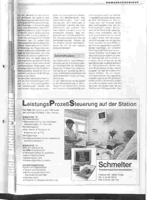 Vorschauseite 2: Erfahrungen mit einem Kommunikationssystem für Krankenhäuser