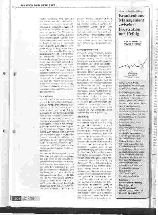 Vorschauseite 3: Erfahrungen mit einem Kommunikationssystem für Krankenhäuser