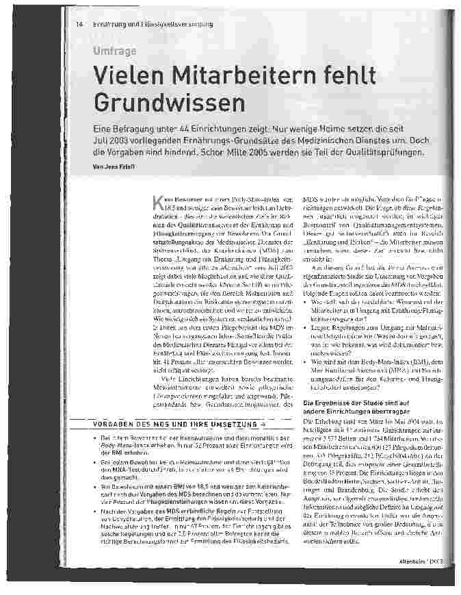 Vorschauseite 1: Vielen Mitarbeitern fehlt Grundwissen