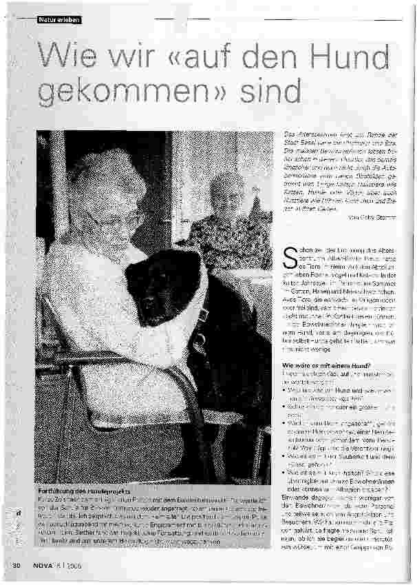 Vorschauseite 1: Wie wir auf den Hund gekommen sind