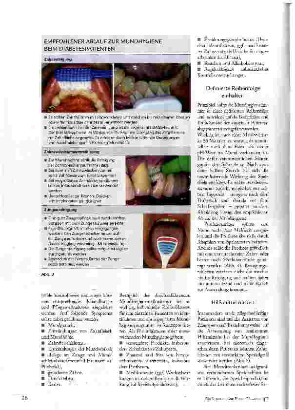Vorschauseite 3: ORALEN KOMPLIKATIONEN VORBEUGEN