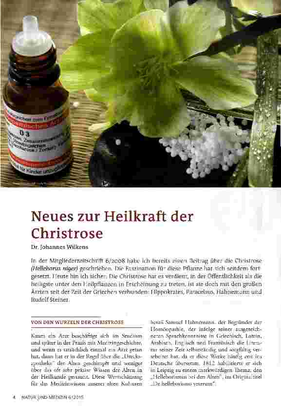 Vorschauseite 1: Neues zur Heilkraft der Christrose