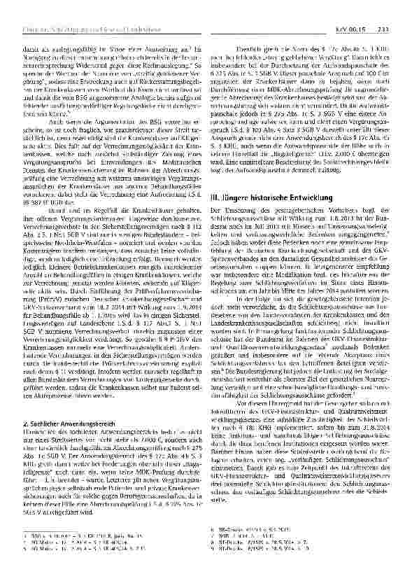 Vorschauseite 2: Der Schlichtungsausschuss auf Landesebene - eine Bestandsauf-nahme unter besonderer Berücksichtigung der 2. 000 €-Grenze des§ 17c Abs. 4b S. 3 KHG