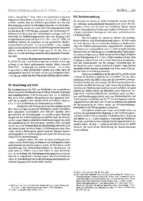 Vorschauseite 4: Der Schlichtungsausschuss auf Landesebene - eine Bestandsauf-nahme unter besonderer Berücksichtigung der 2. 000 €-Grenze des§ 17c Abs. 4b S. 3 KHG
