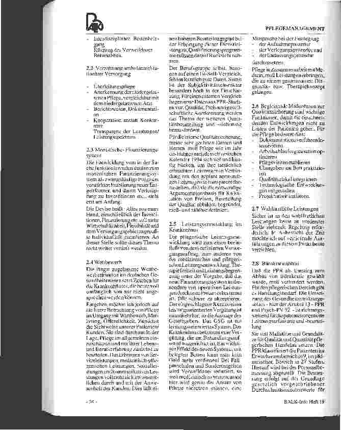 Vorschauseite 4: Das Gesundheitsstrukturgesetz und die direkten Auswirkungen auf die Pflegenden Festvortrag anläßlich des 2. Düsseldorfer Pflegetages am 24. Mai 1995 in Düsseldorf