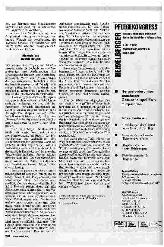 Vorschauseite 3: Der schleichende Tod Gedanken zur Medikamentenvergiftung alter Menschen