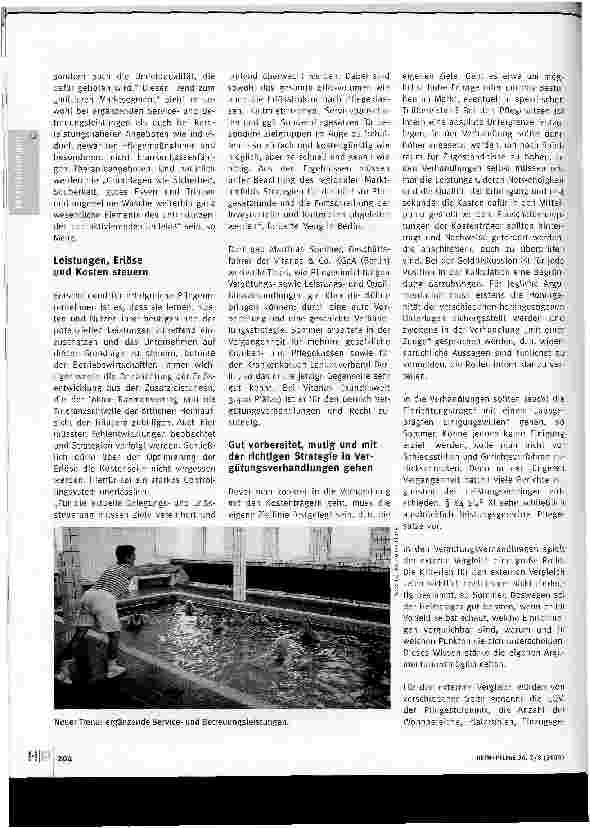 Vorschauseite 2: Die wirtschaftliche Pflegeeinrichtung