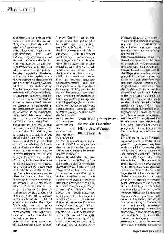 Vorschauseite 3: Sag einer die Pflege bewege sich nicht