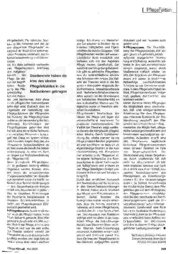 Vorschauseite 6: Sag einer die Pflege bewege sich nicht