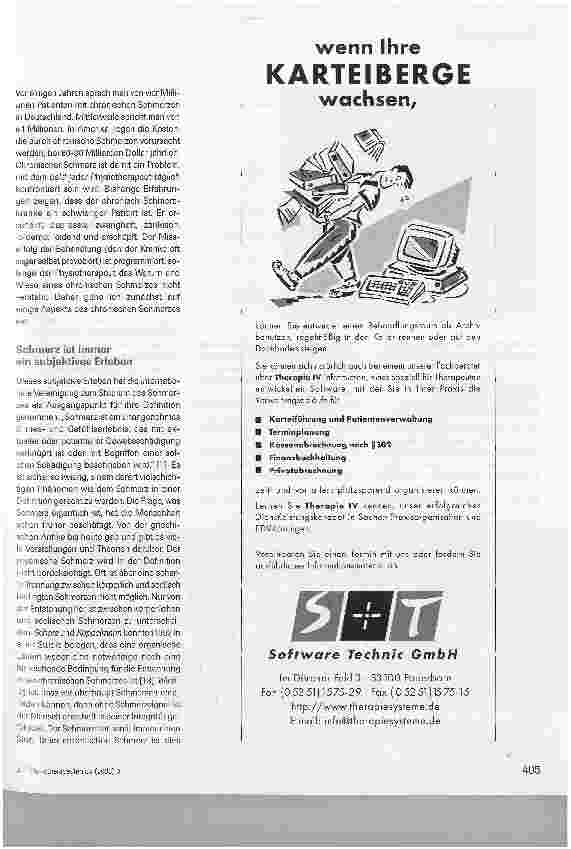 Vorschauseite 2: Integration von Erleben und Verhalten in die physiotherapeutische Arbeit bei Patienten mit chronischen Schmerzen