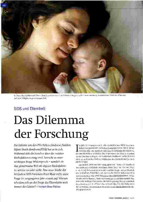 Vorschauseite 1: Das Dilemma der Forschung