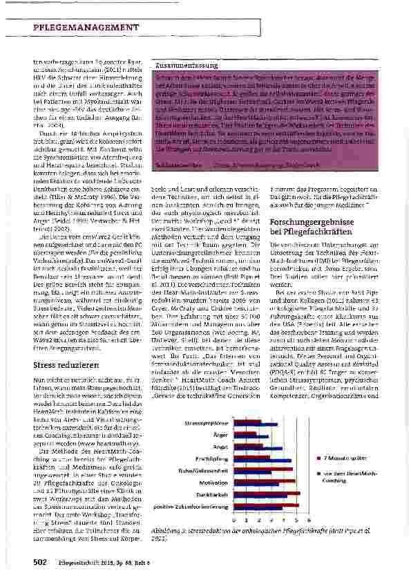 Vorschauseite 3: Biofeedback und HeartMath-Training