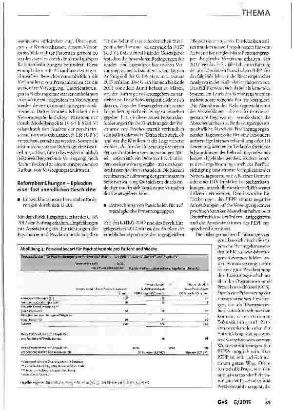 Vorschauseite 4: Reformbedarf in Einrichtungen der Psychiatrie und Psychosomatik