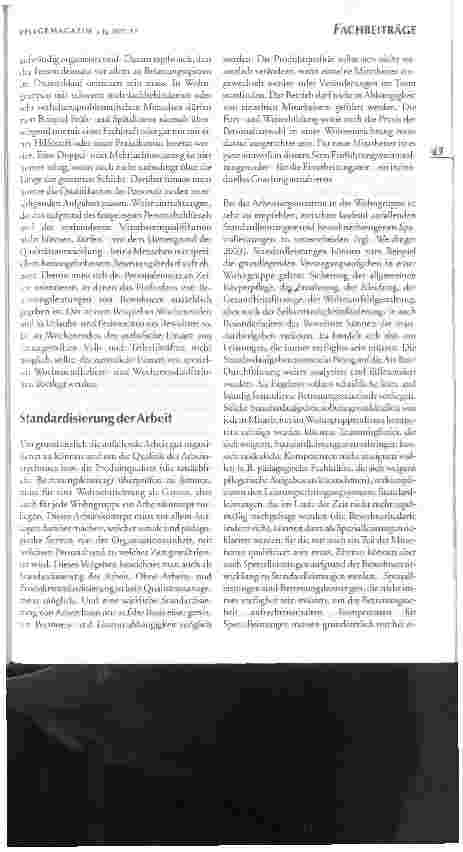 Vorschauseite 5: Arbeitszeitgestaltung und Personaleinsatzplanung in Wohneinrichtungen für Menschen mit Behinderung