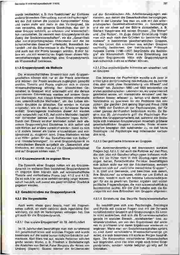 Vorschauseite 2: Die Gruppe und ihre Dynamik umstrittene Gruppendynamik