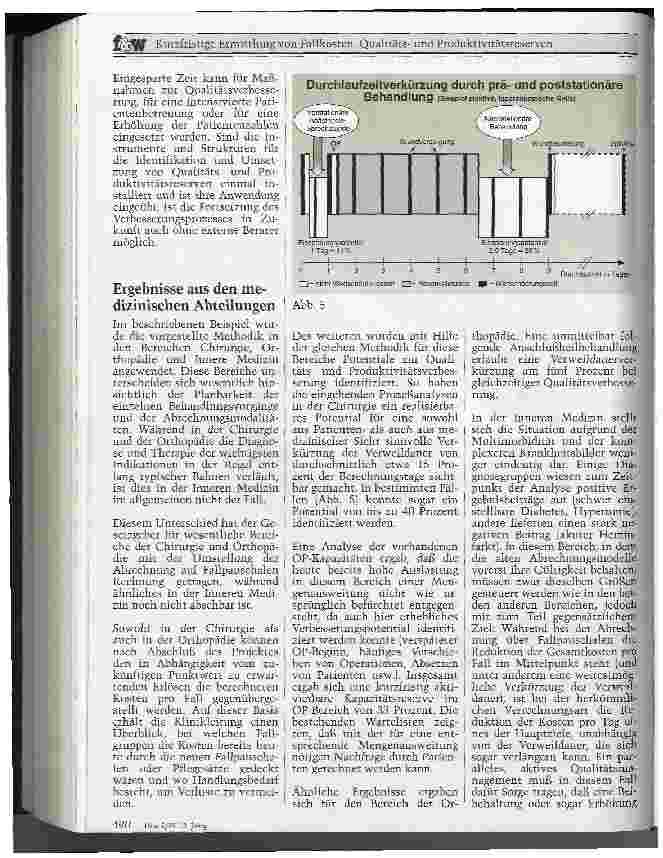 Vorschauseite 5: Kurzfristige Ermittlung von Fallkosten, Qualitätsund Produktivitätsreserven Qualitätsund Zeitmanagement im Krankenhaus
