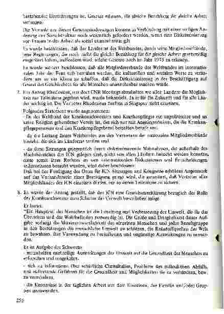 Vorschauseite 4: Arbeitstagung des Länderrates des Weltbundes der Krankenschwestern und Krankenpfleger