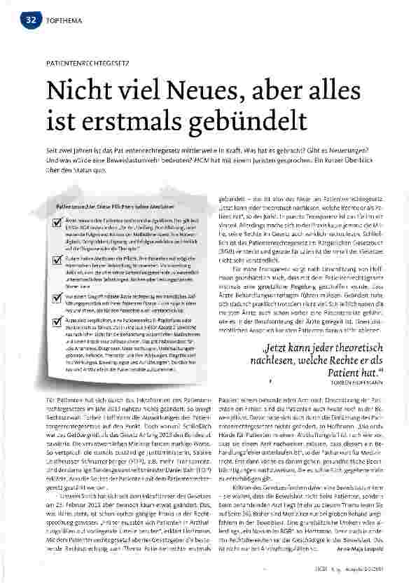 Vorschauseite 1: Nicht viel Neues, aber alles ist erstmals gebündelt