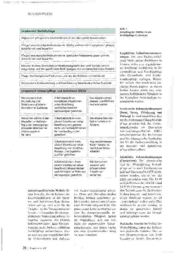 Vorschauseite 2: Notfallpflege braucht eigene Fachweiterbildung