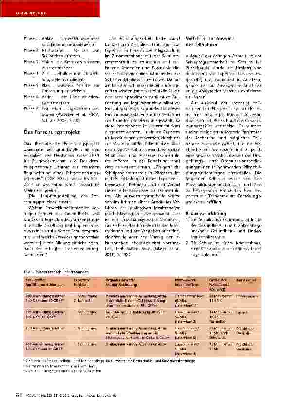 Vorschauseite 4: Das Schulprogramm als InstrumentDas Schulprogramm als Instrument von Schulentwicklungsprozessen in deutschen Pflegebildungseinrichtungen