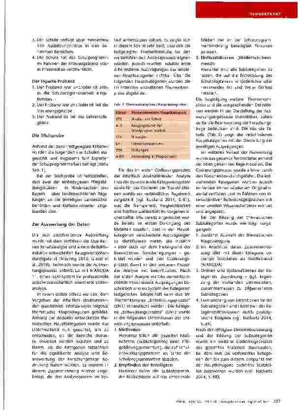 Vorschauseite 5: Das Schulprogramm als InstrumentDas Schulprogramm als Instrument von Schulentwicklungsprozessen in deutschen Pflegebildungseinrichtungen