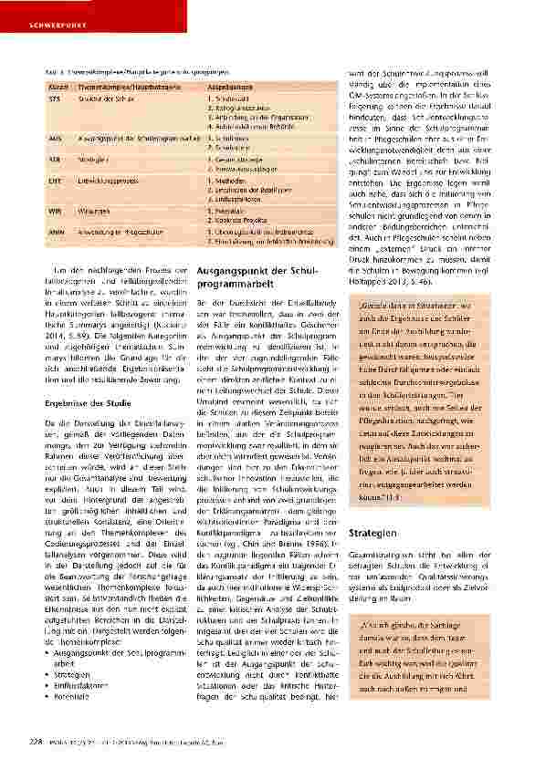 Vorschauseite 6: Das Schulprogramm als InstrumentDas Schulprogramm als Instrument von Schulentwicklungsprozessen in deutschen Pflegebildungseinrichtungen