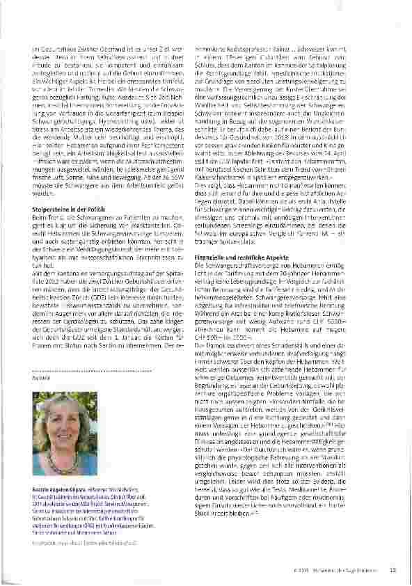 Vorschauseite 4: Wie Hebammen zum ganzen Spektrum ihrer Kompetenzen zurückfinden