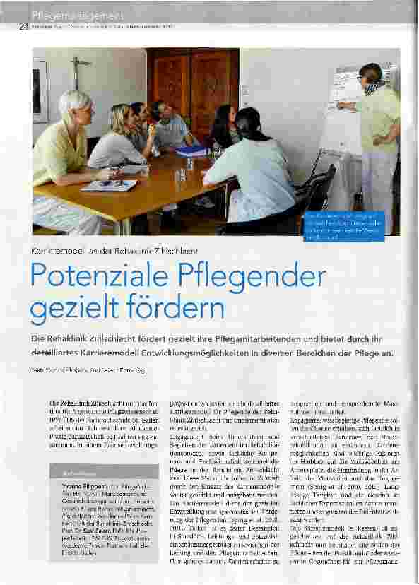 Vorschauseite 1: Potenziale Pflegender gezielt fördern