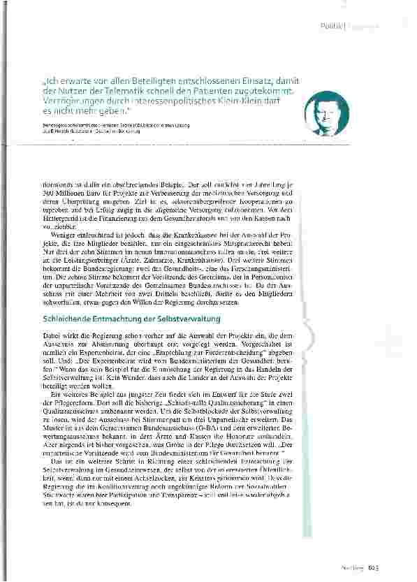 Vorschauseite 3: Berliner Kommentar Ordnung sollte sein