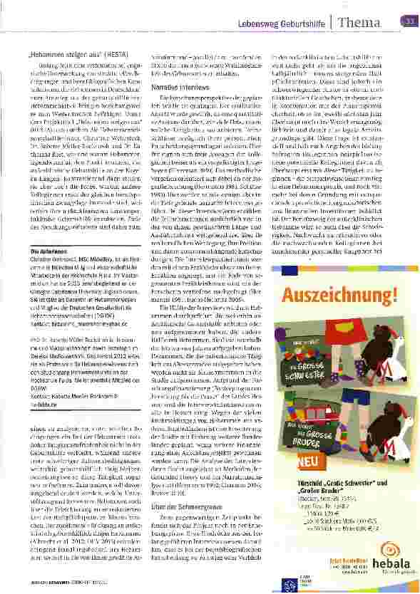 Vorschauseite 2: Warum steigen Hebammen aus?